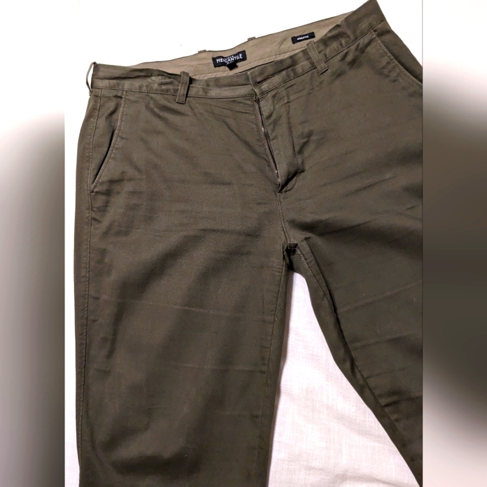 J.Crew Mercantile Flex Green pants 36x32
